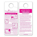 Standard Breast Self Exam Card Hang Tag